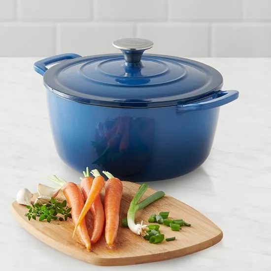 Food Network™ 5-qt. Enameled Cast-Iron Dutch Oven Turquoise - Image 4