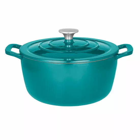 Food Network™ 5-qt. Enameled Cast-Iron Dutch Oven Turquoise - Image 6