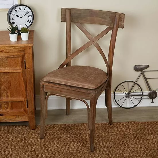 Food Network™ The Gripper Faux-Leather Chair Pad 4-pk. - Image 2