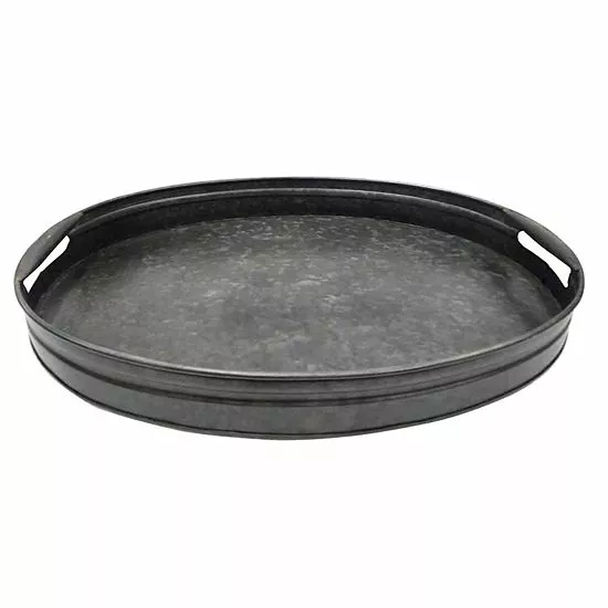Food Network™ Galvanized Metal Serving Tray - Image 2