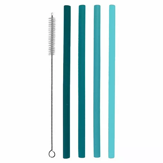Food Network™ 5-pc. Aqua Smoothie Straw Set