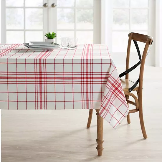 Food Network™ Woven Plaid Picnic Tablecloth - Image 3