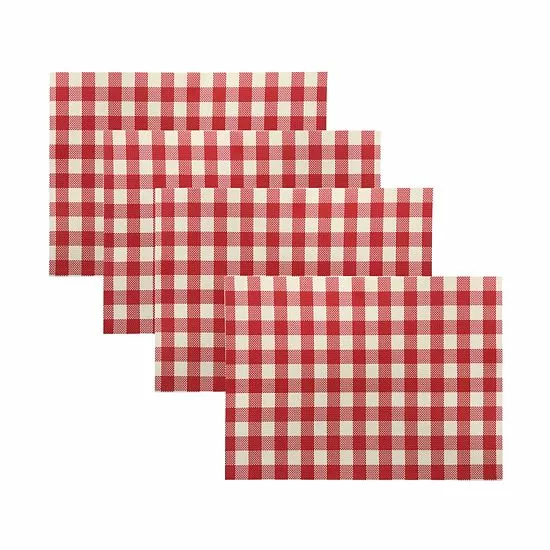 Food Network™ Vinyl Gingham Placemat 4-pk.