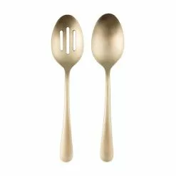Food Network™ 2-pc. Classic Champagne Serving Spoon & Slotted Spoon Set