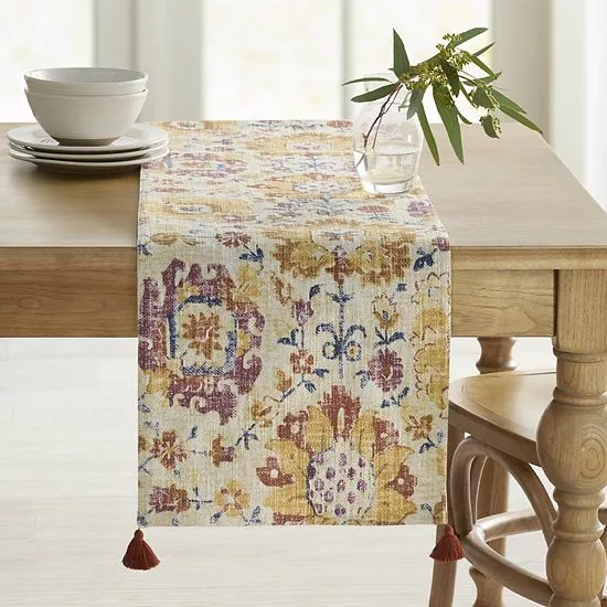 Food Network™ Vintage Rug Print Table Runner - 72" - Image 2