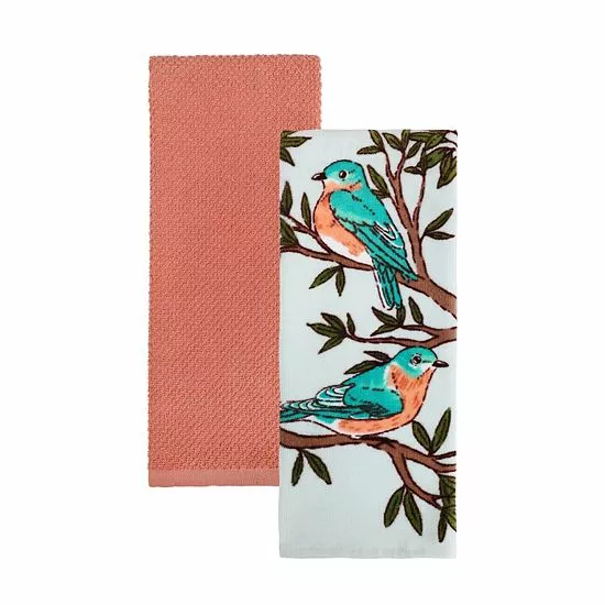 Food Network™ Blue Birds Kitchen Towel 2-pk.