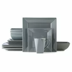 Food Network™ Shortbread 16-pc. Dinnerware Set Gray
