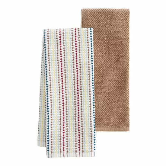 Food Network™ Awning Stripe Kitchen Towel 2-pk. Brown - Image 8
