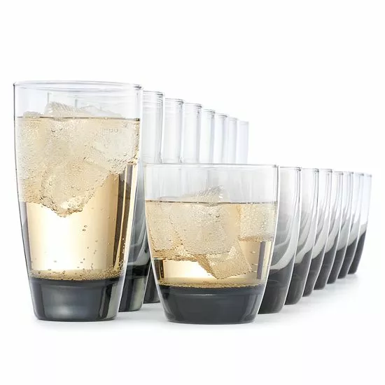 Food Network™ 16-pc. Smoke Glassware Set - Image 2