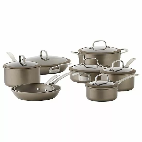 Food Network™ 14-pc. Textured Titanium Nonstick Cookware Set