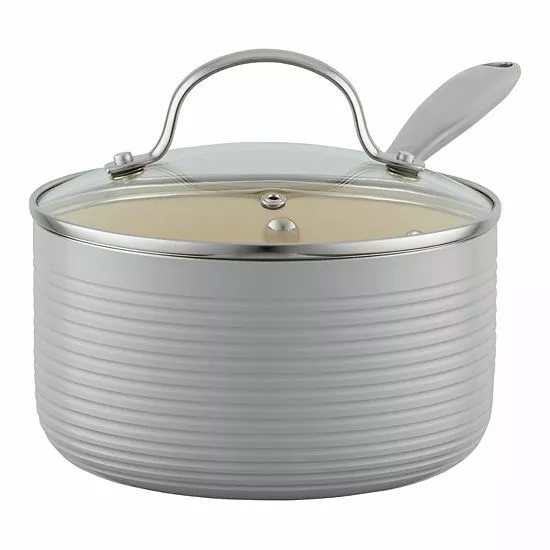 Food Network™ Farmstead 10-pc. Nonstick Ceramic Cookware Set Light Blue - Image 6