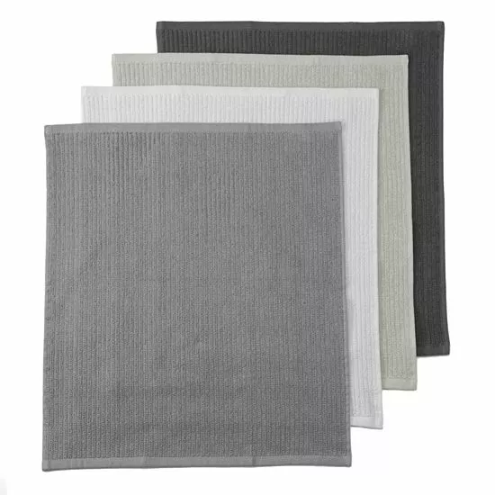 Food Network™ Bar Mop Dish Towel 4-pk. Gray - Image 3