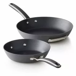 Food Network™ 2-pc. Hard-Anodized Skillet Set