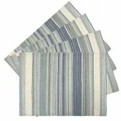 Food Network™ Cool Colors Woven Stripe Placemat 4-pk.