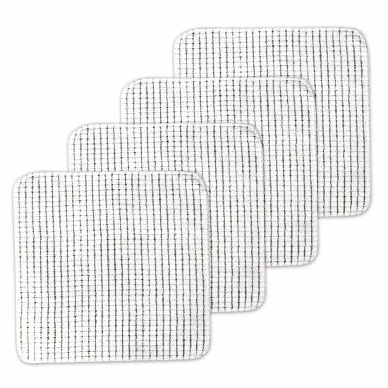 Food Network™ Terry Dish Scrubber 4-pk. Gray