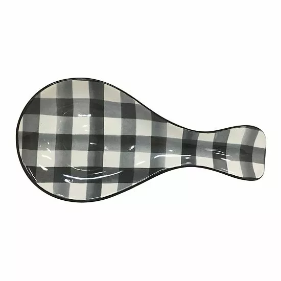 Food Network™ Buffalo Check Spoon Rest