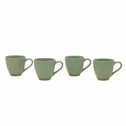 Food Network™ Farmstead 4-pc. Mug Set Mist Green